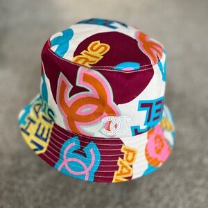 NWT Chanel Street Style Wide-Brimmed Bucket 2023 Multi-Color Small Hat